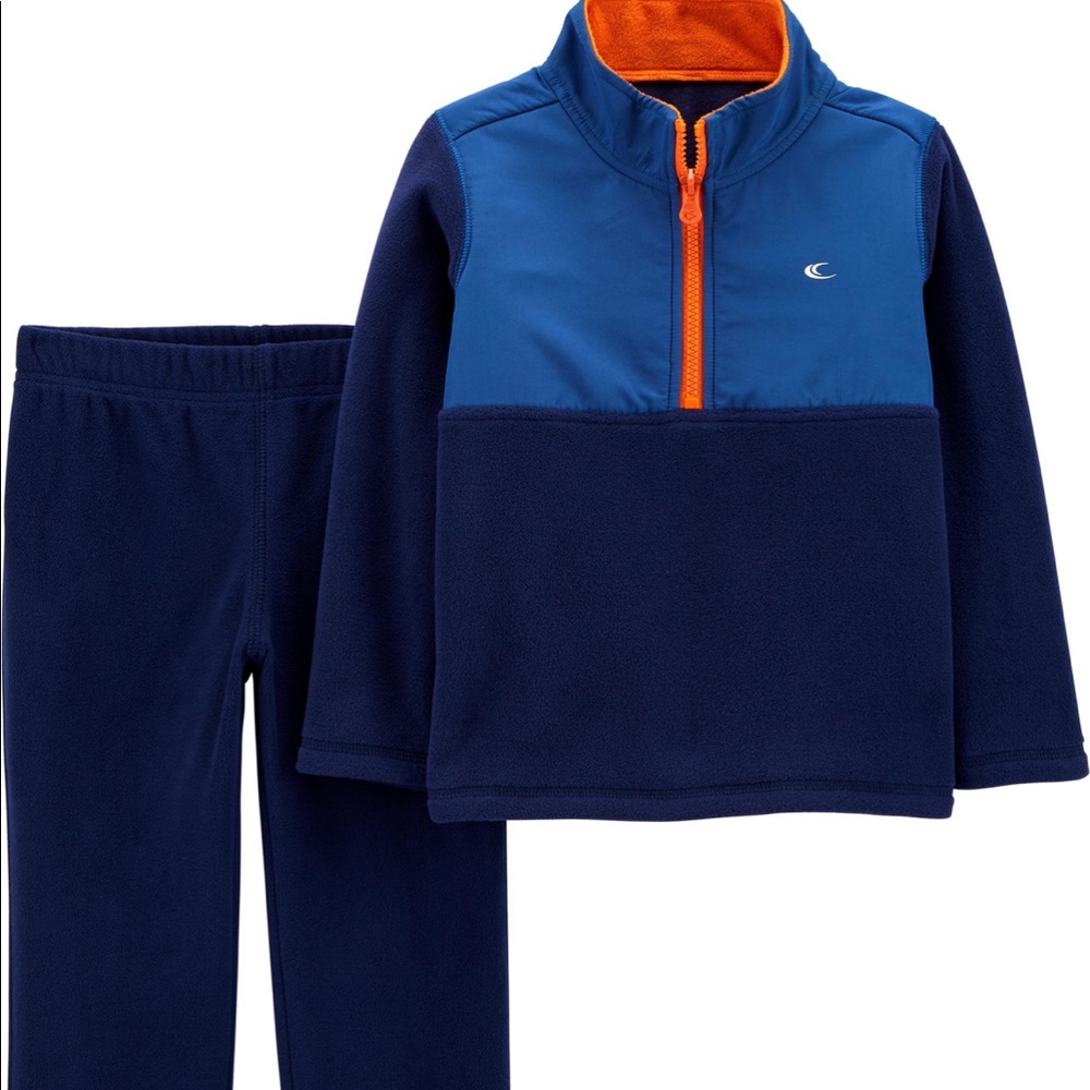 2-Piece Fleece Pullover & Jogger Set worn once